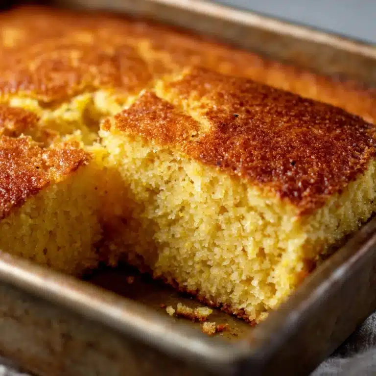 Easy Southern Cornbread with Buttermilk Recipe