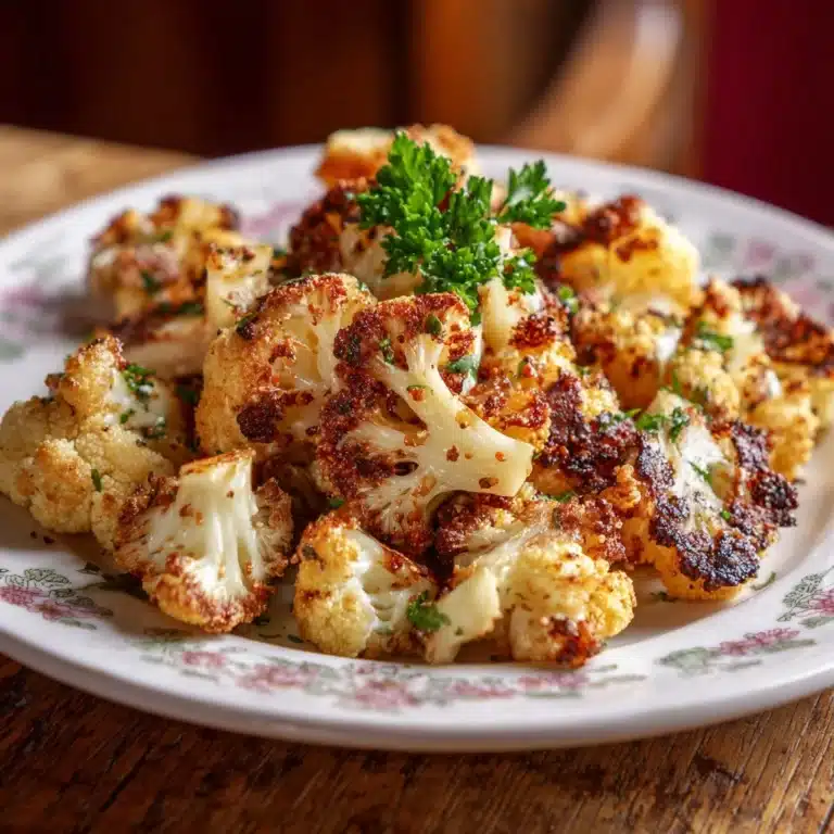 Crispy Roasted Cauliflower Recipe