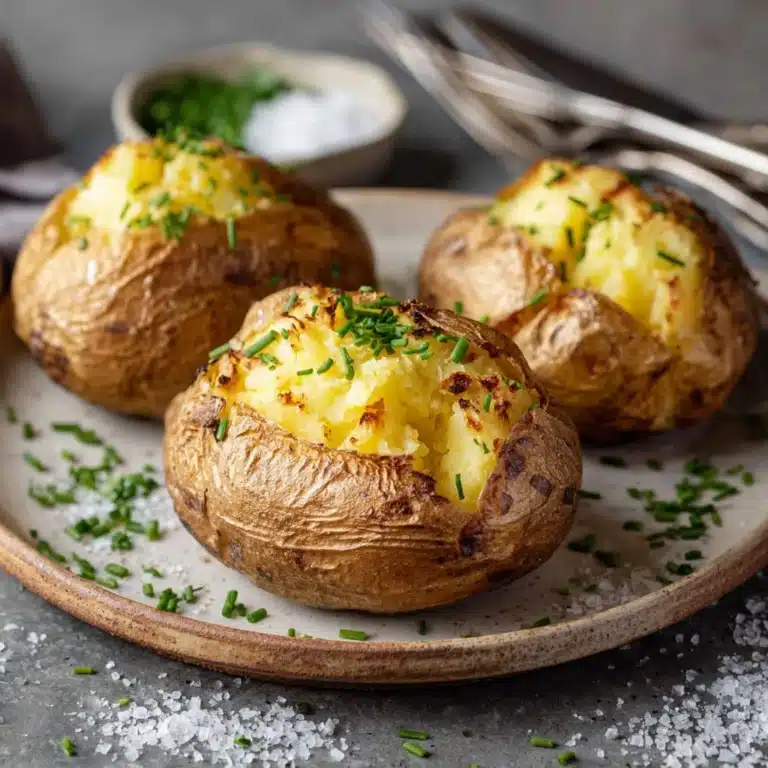 Air Fryer Jacket Potatoes Recipe