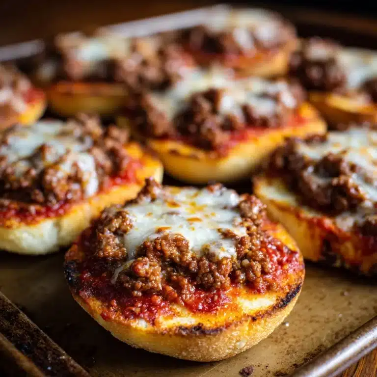 Old School Pizza Burgers Recipe