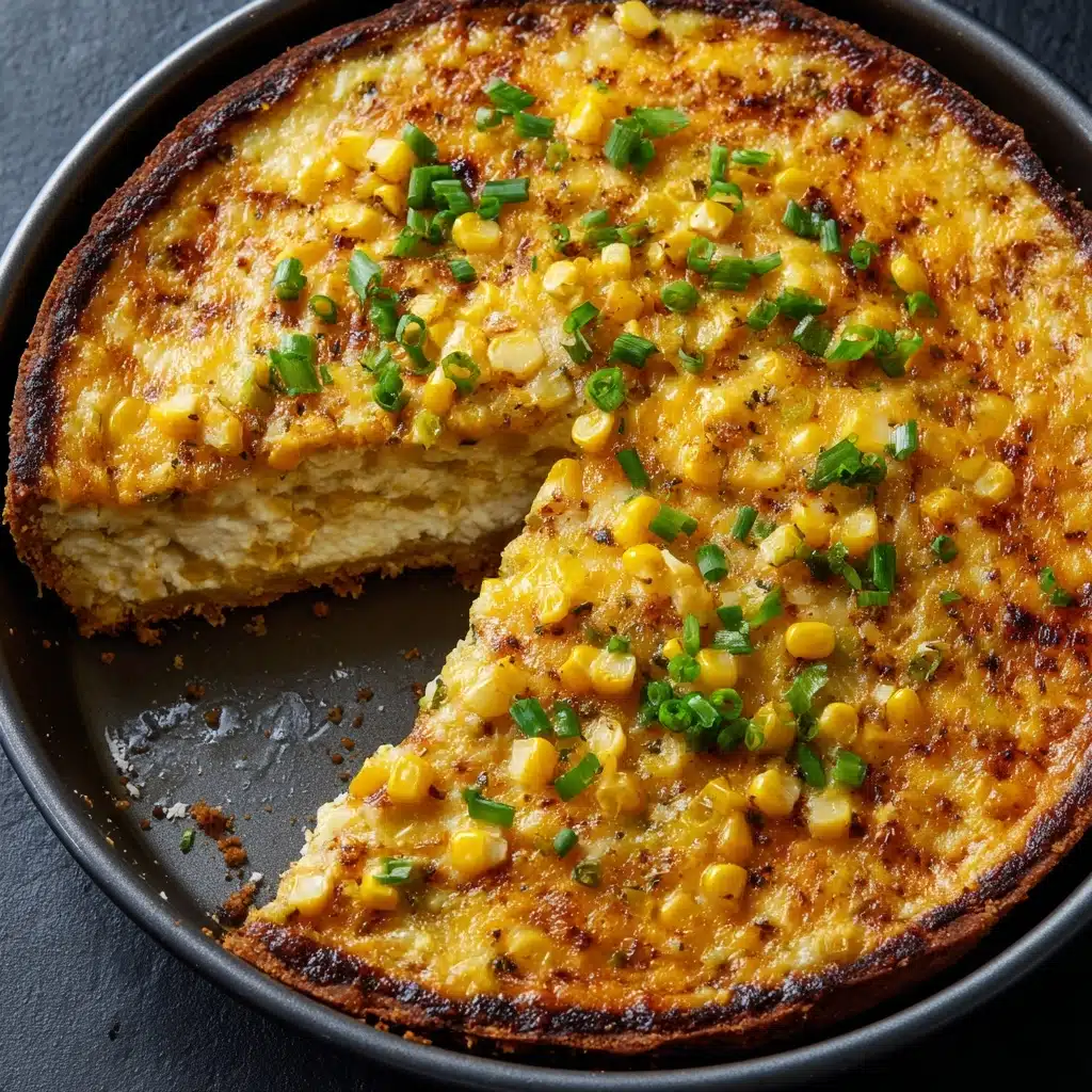 Cheesy Cream Cheese Corn Casserole Recipe - Recipe Image