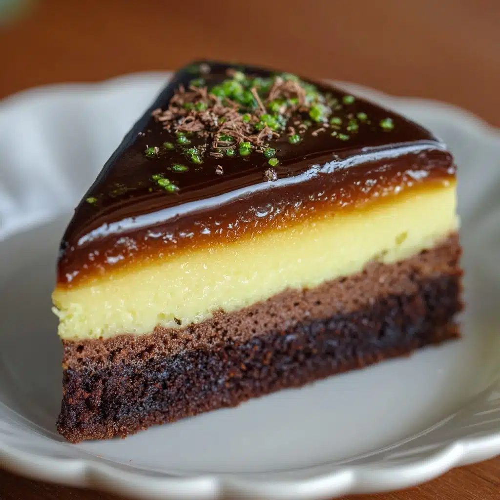 Secret Chocolate Cake with Passion Fruit Mousse Recipe