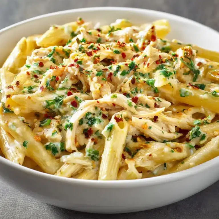 Buffalo Chicken Alfredo Penne Recipe