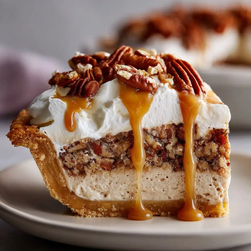 Caramel Pecan Delight Pie Recipe - Recipe Image