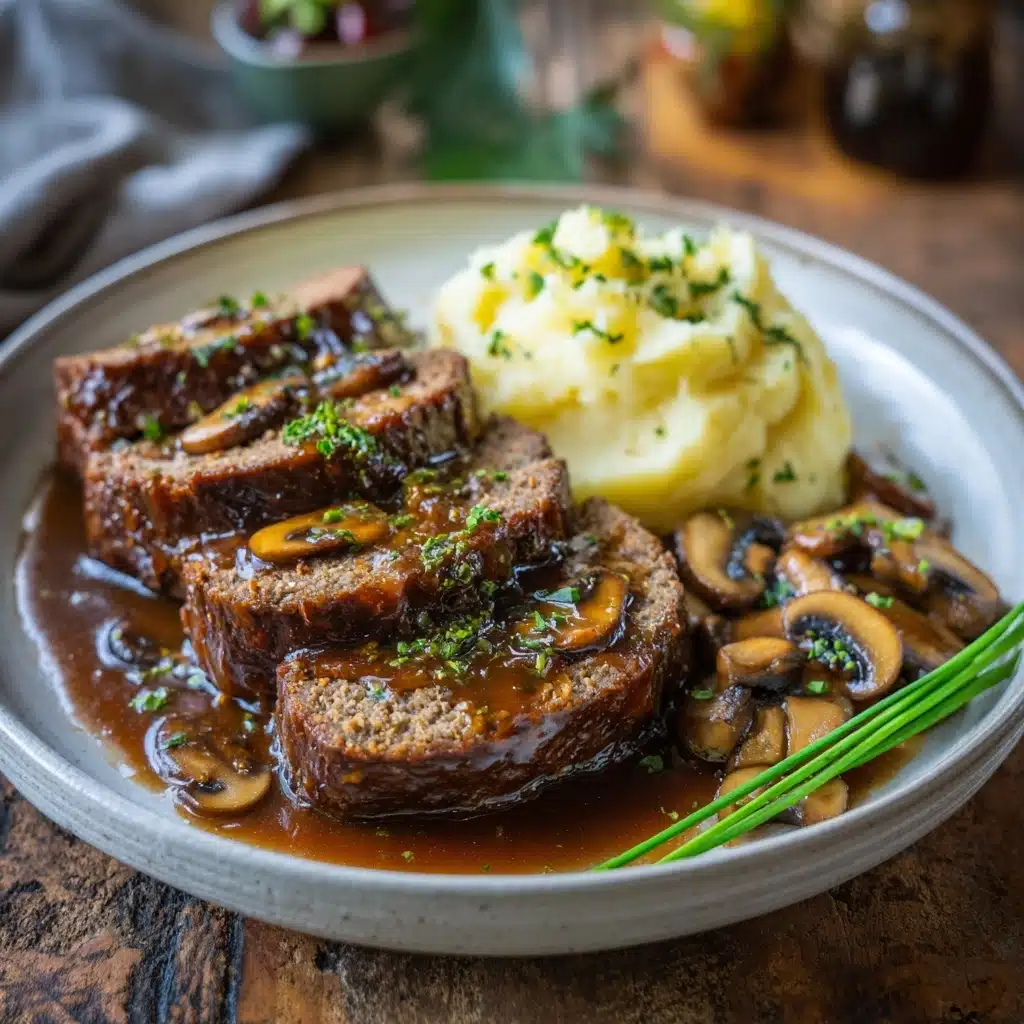 Salisbury Steak with Mushroom Gravy Recipe - Recipe Image