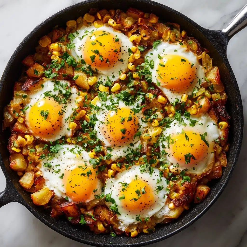 Simple Loaded Breakfast Skillet Recipe - Recipe Image