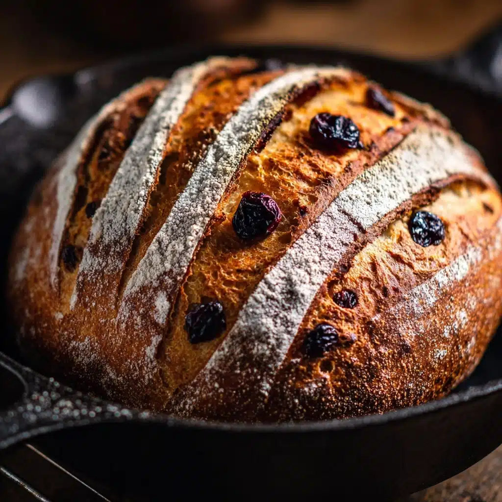 No Knead Cinnamon Raisin Bread Recipe