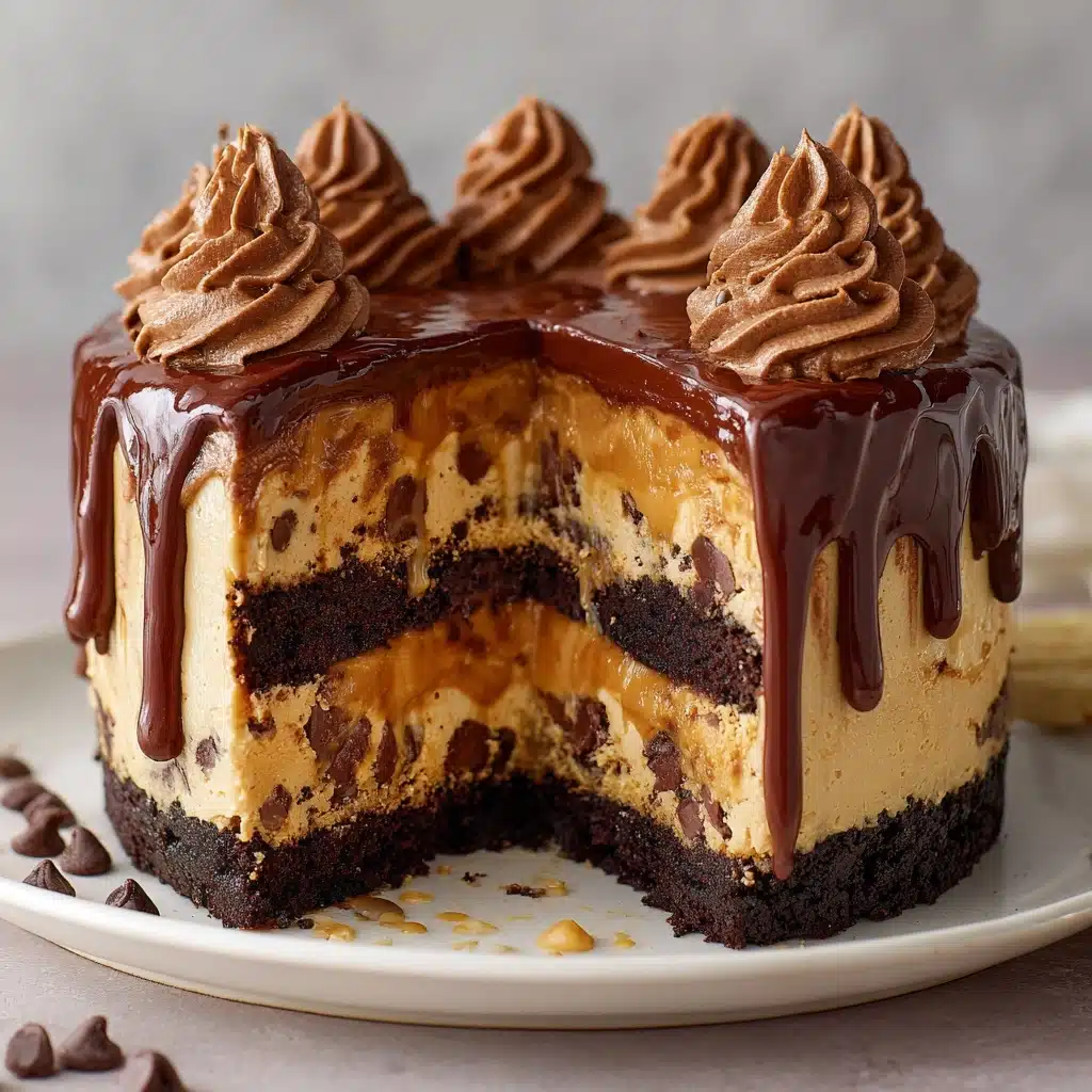 Chocolate Peanut Butter Cheesecake Delight Recipe - Recipe Image