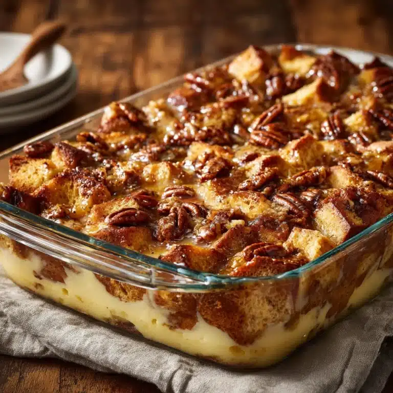 Pecan Pie Bread Pudding Recipe