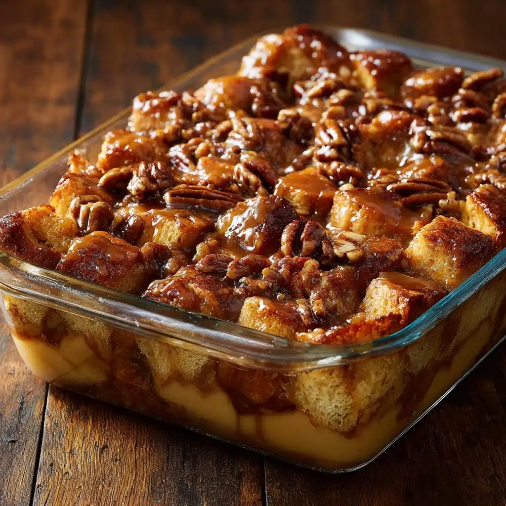 Pecan Pie Bread Pudding Recipe - Recipe Image