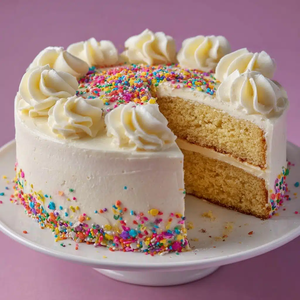 Homemade Vanilla Cake Recipe - Recipe Image