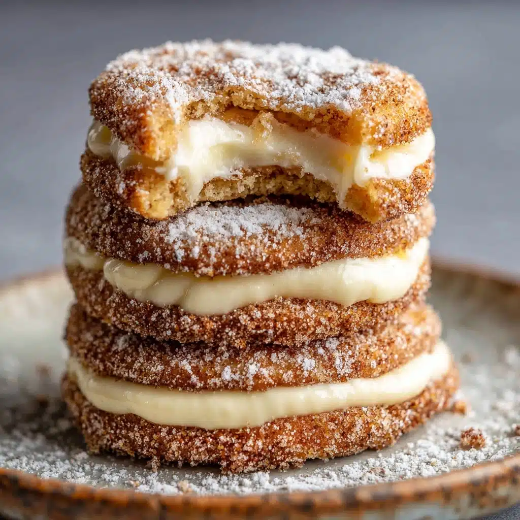 Cheesecake Stuffed Churro Cookies Recipe