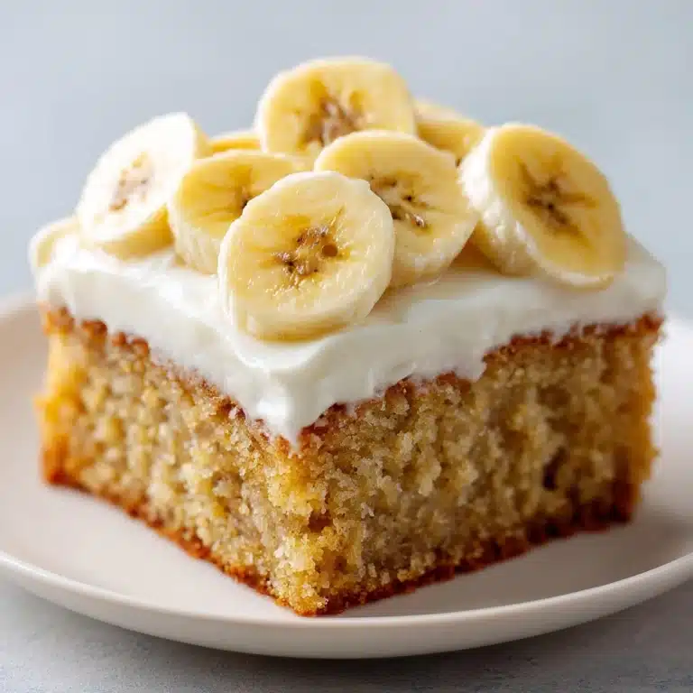 Amazing Banana Bread Cake with Cream Cheese Frosting Recipe