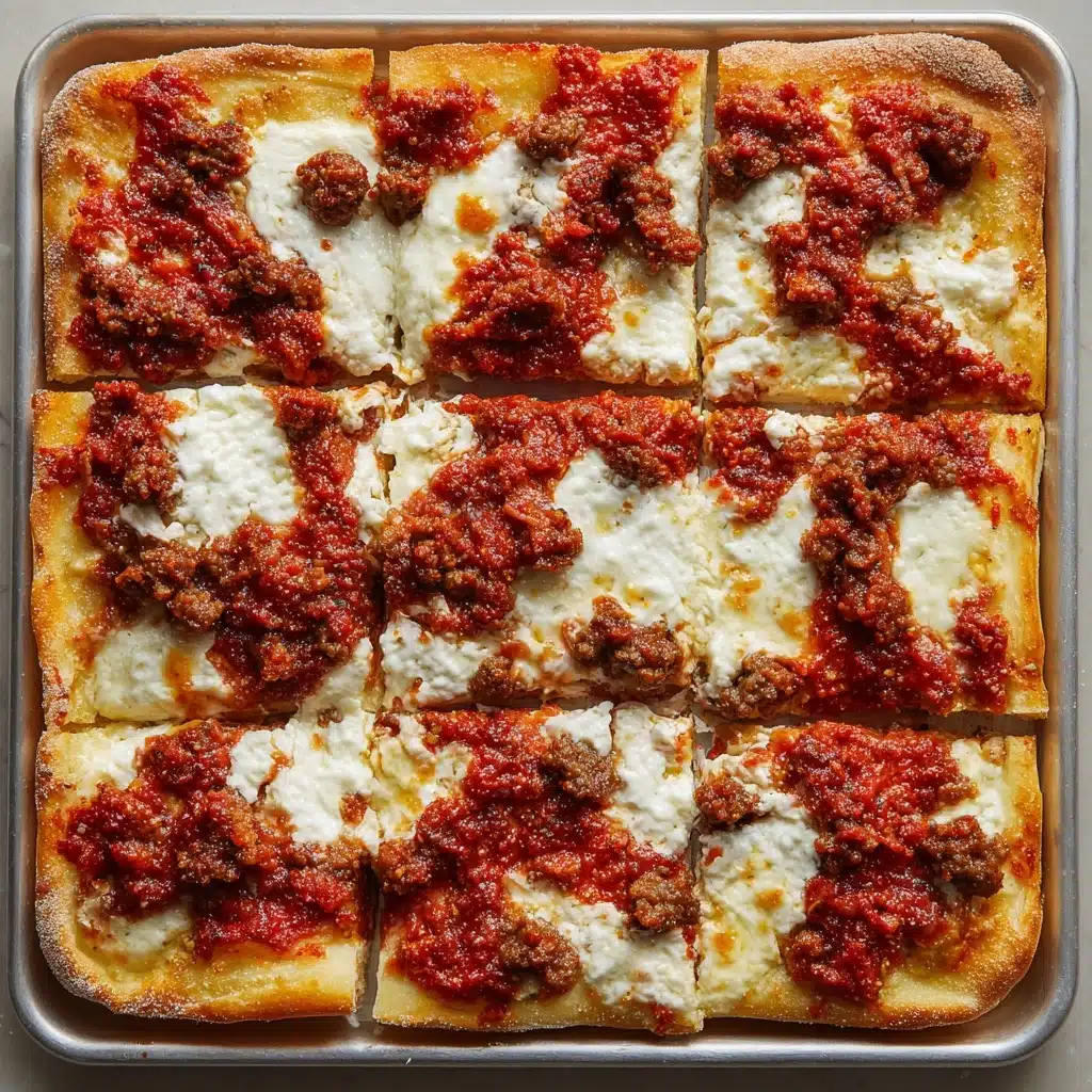 School Cafeteria-Style Pizza Recipe