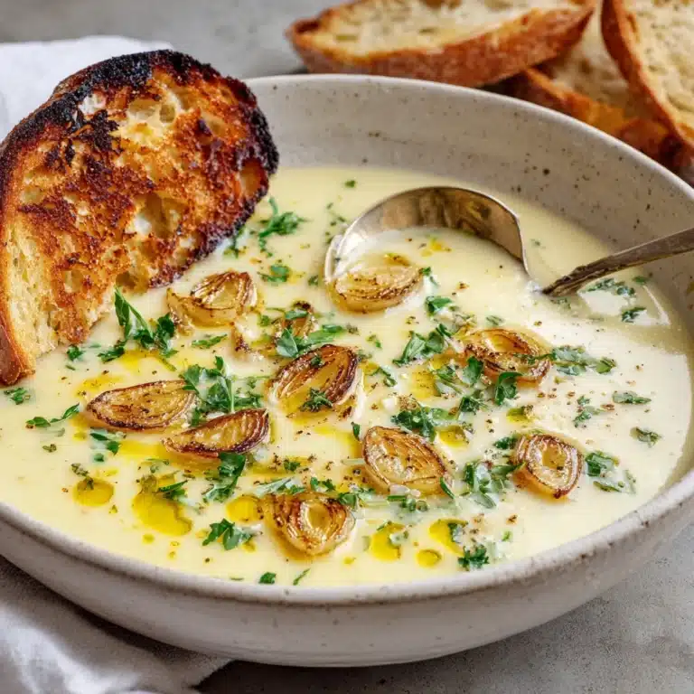 Country French Garlic Soup Recipe