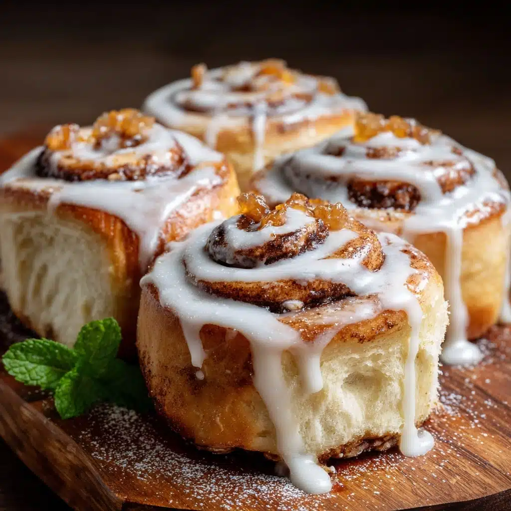 Peachy Cinnamon Rolls Recipe - Recipe Image
