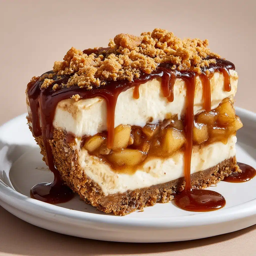 Best Apple Pie Stuffed Cheesecake Recipe - Recipe Image