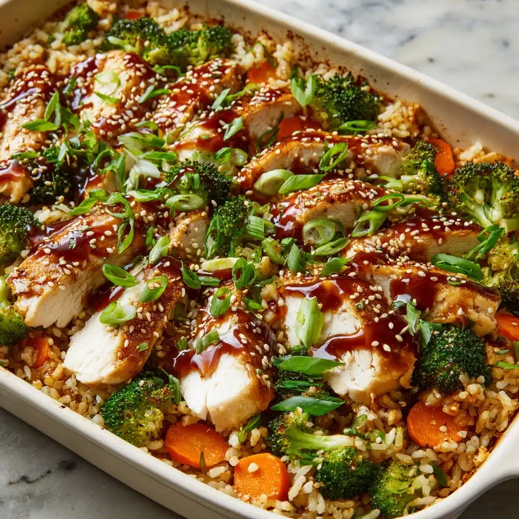 Teriyaki Chicken Casserole Recipe - Recipe Image