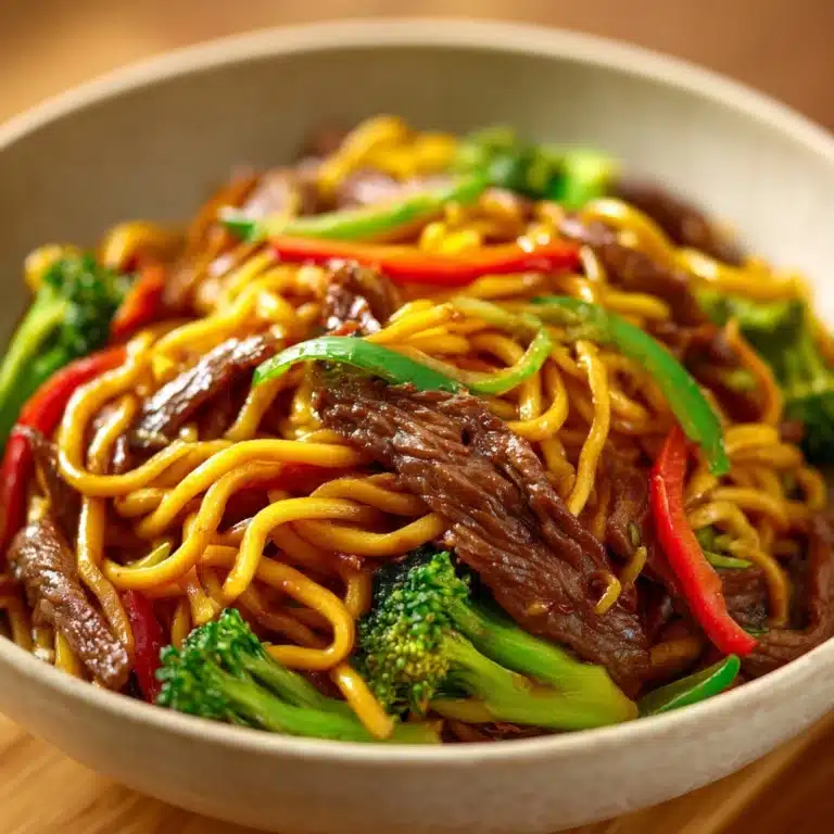 Beef Lo Mein Recipe