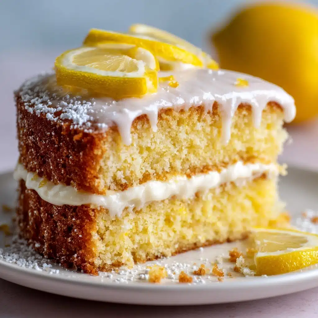 Lemon Gooey Butter Cake Recipe - Recipe Image