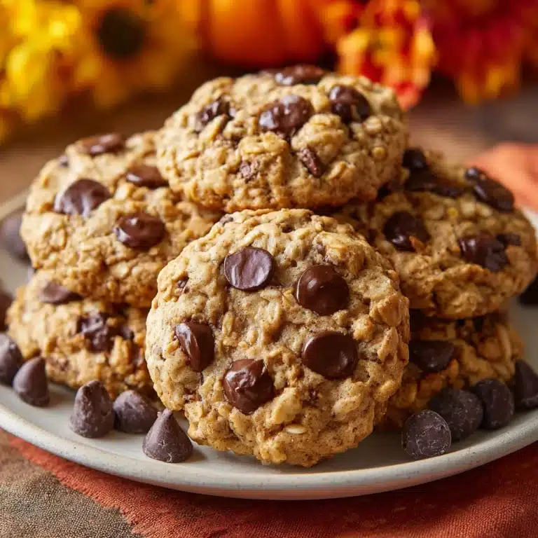 Pumpkin Oatmeal Chocolate Chip Cookies Recipe