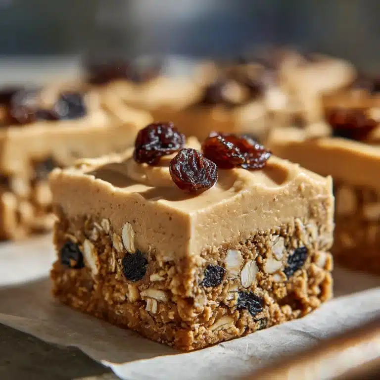 Oatmeal Raisin Cookie Bars Recipe