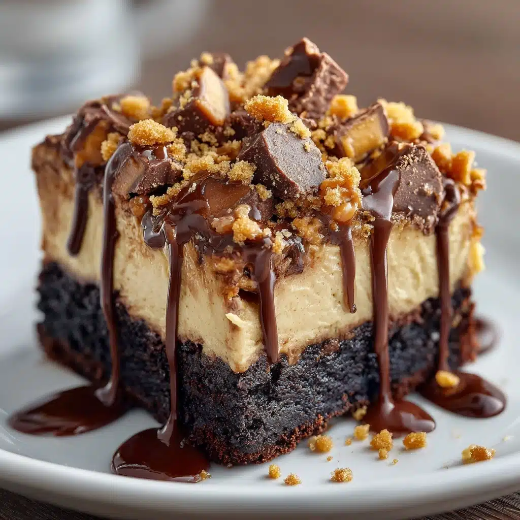 Snickers Poke Cake Recipe - Recipe Image