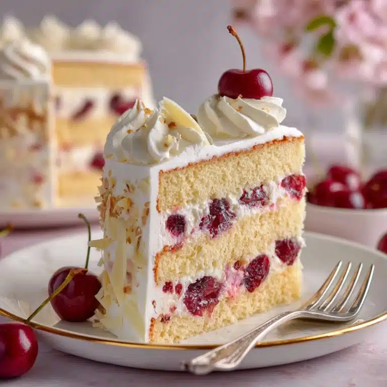 White Forest Cake Recipe