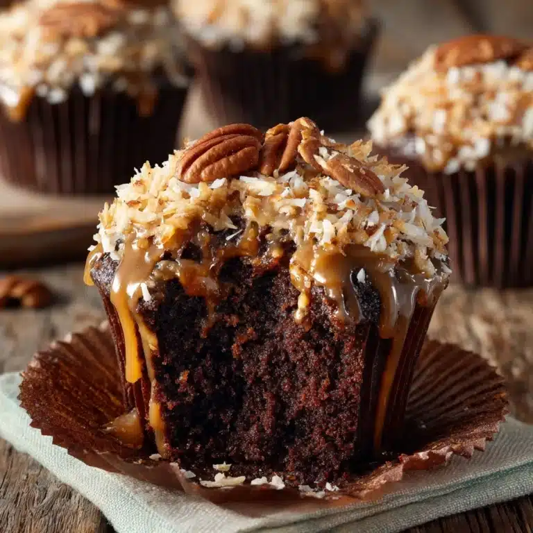 German Chocolate Cupcakes Recipe