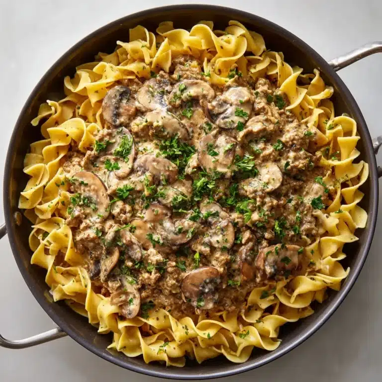 Ground Beef Stroganoff Recipe