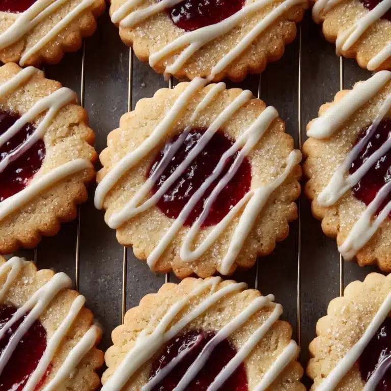 Raspberry Almond Shortbread Cookies Recipe