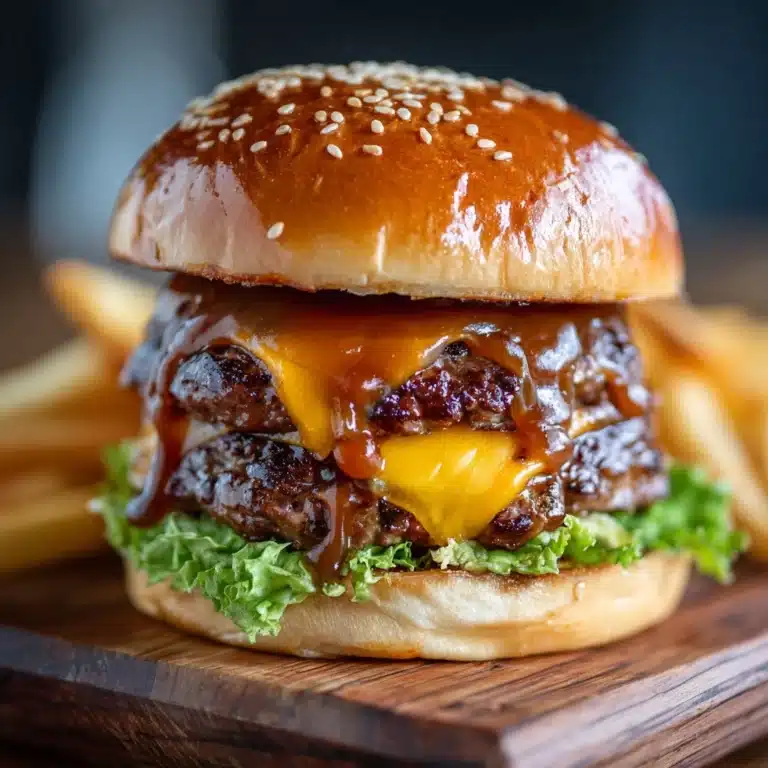 Teriyaki Parmesan Burgers Recipe