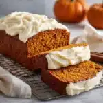 Pumpkin Bread with Cream Cheese Frosting Recipe