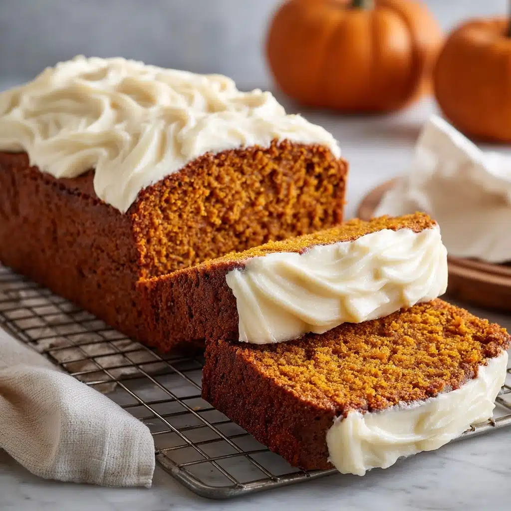 Pumpkin Bread with Cream Cheese Frosting Recipe