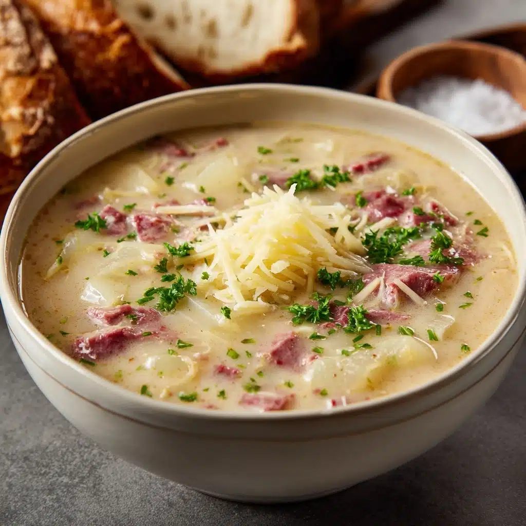 Easy Creamy Reuben Soup Recipe - Recipe Image