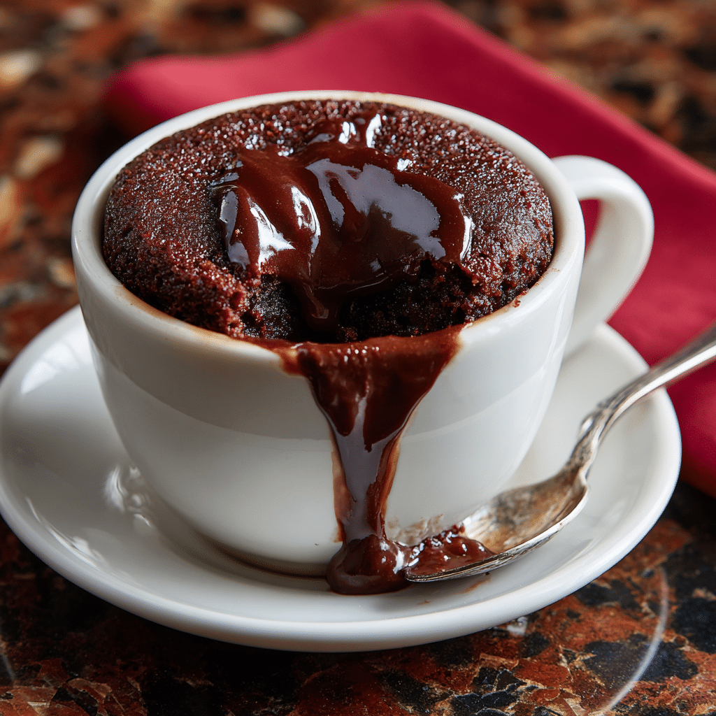 Chocolate Mug Cake Recipe - Recipe Image