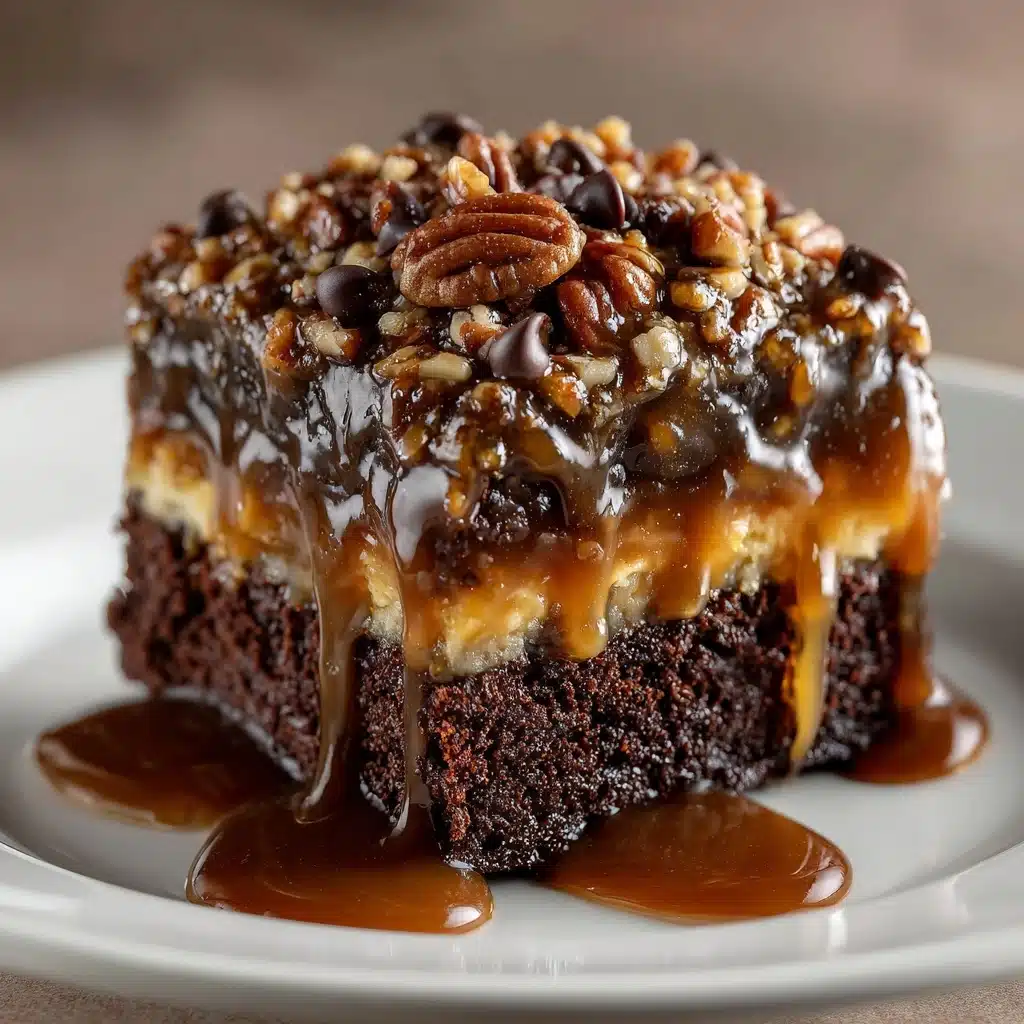 Chocolate Turtle Cake Recipe - Recipe Image