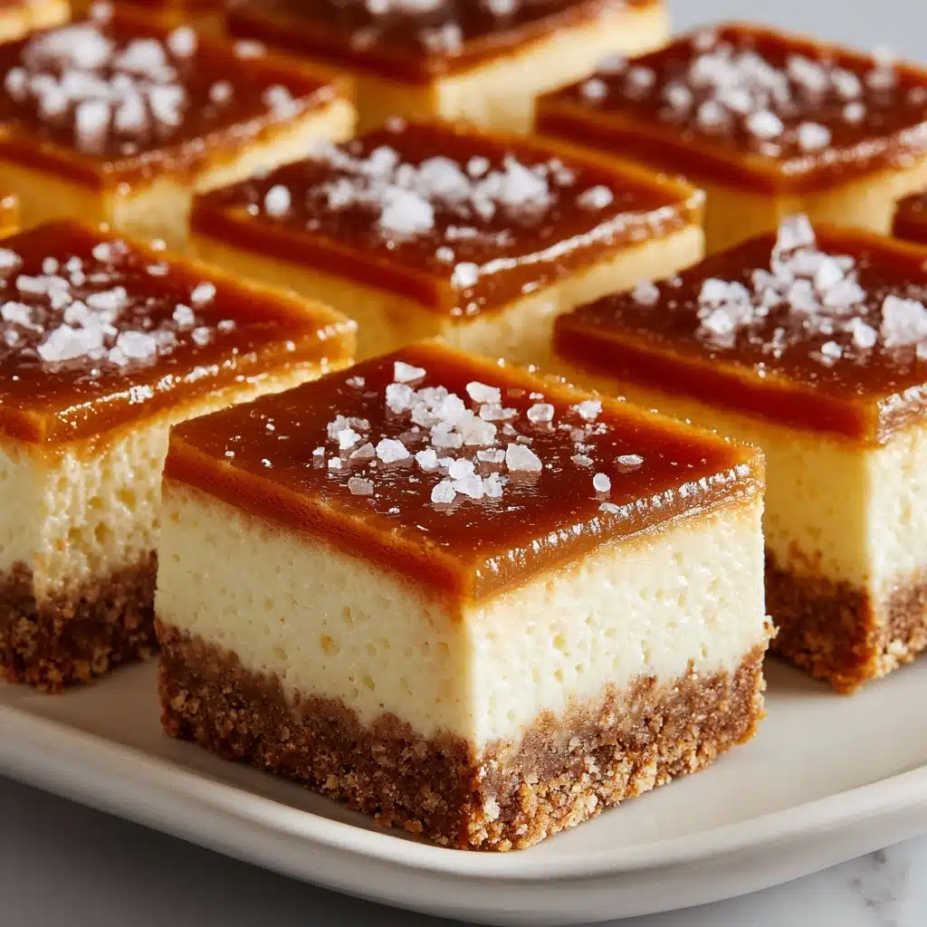 Caramel Cheesecake Bars Recipe - Recipe Image