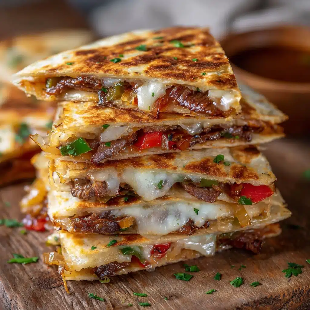 Philly Cheesesteak Quesadilla Recipe - Recipe Image