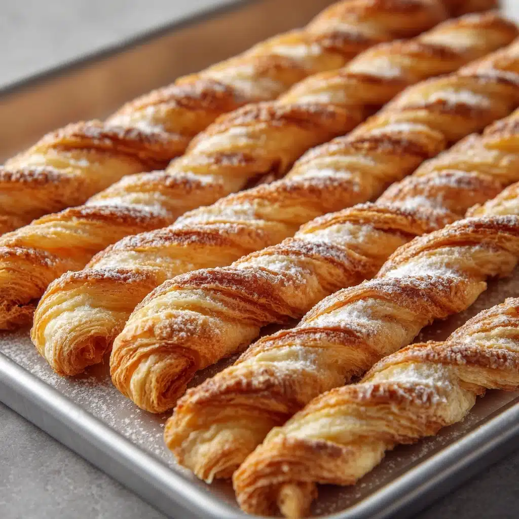 Cinnamon Cheesecake Puff Pastry Twists Recipe - Recipe Image
