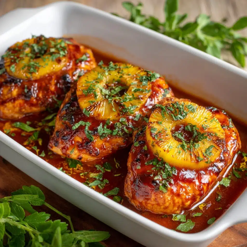 Baked Pineapple BBQ Chicken Breast Recipe - Recipe Image