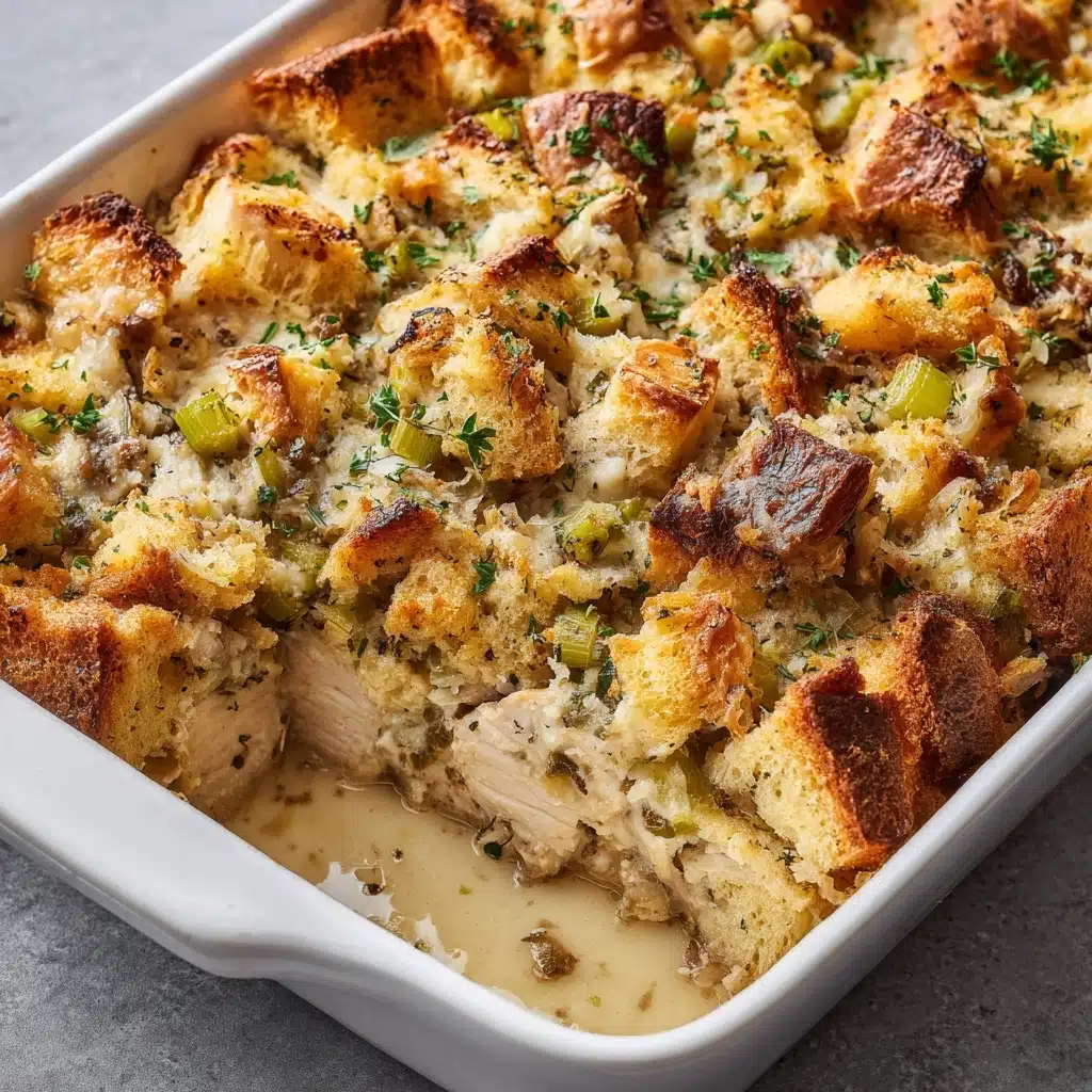 Easy Chicken Stuffing Bake Recipe - Recipe Image