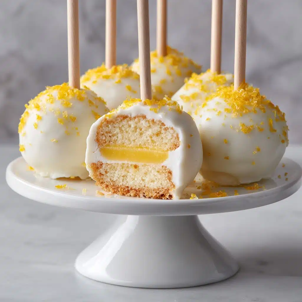 Lemon Meringue Cake Pops Recipe