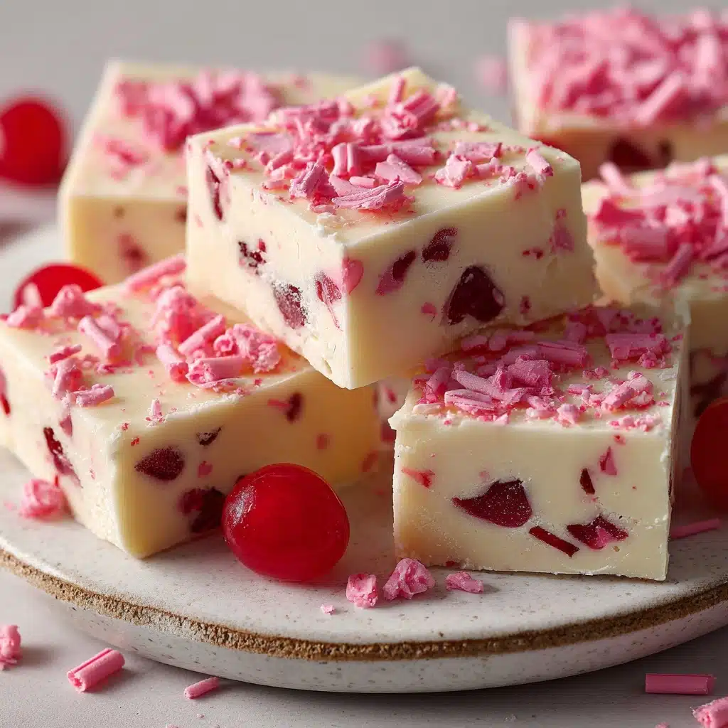 White Chocolate Cherry Fudge Recipe - Recipe Image