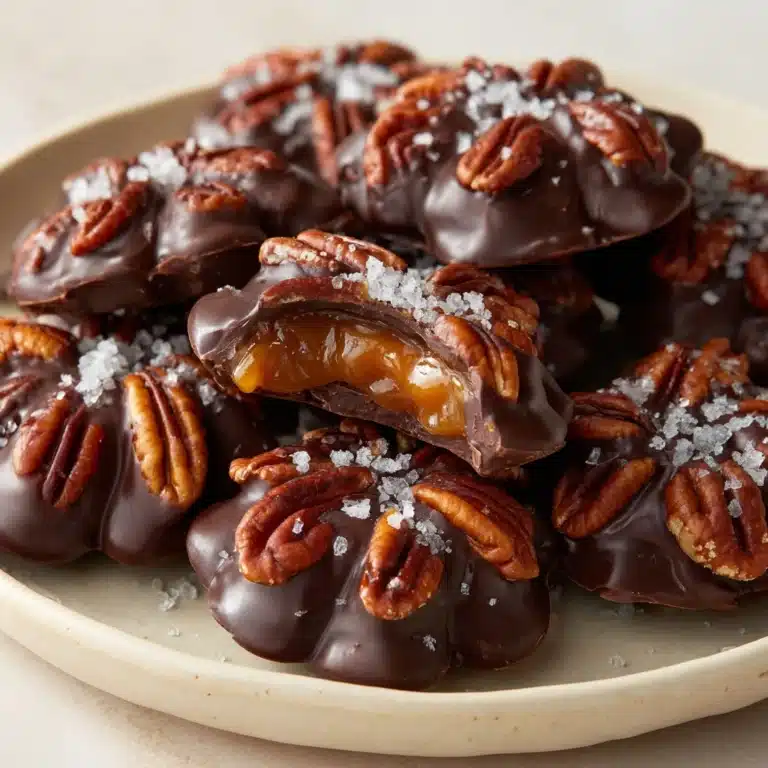 Homemade Chocolate Turtles Recipe