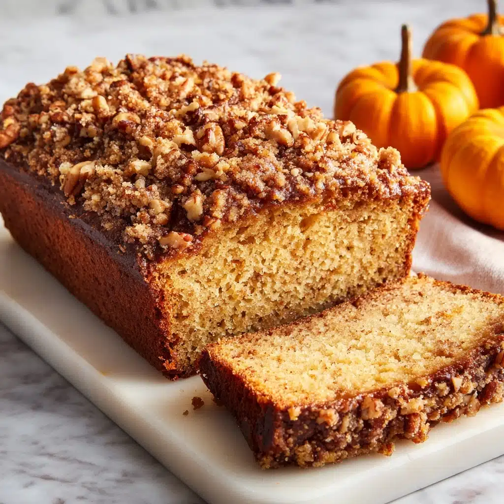 Pumpkin Bread with Brown Sugar Pecan Topping Recipe - Recipe Image
