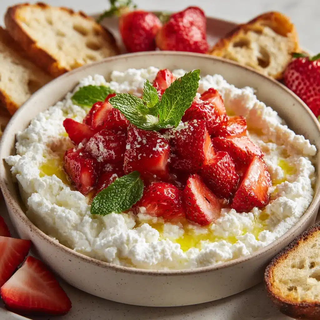 Whipped Feta Dip with Roasted Strawberries Recipe - Recipe Image