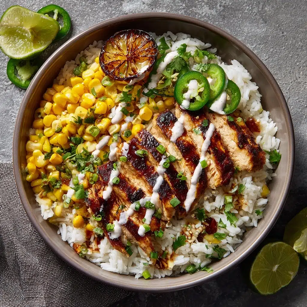 Street Corn Chicken Rice Bowl Recipe - Recipe Image