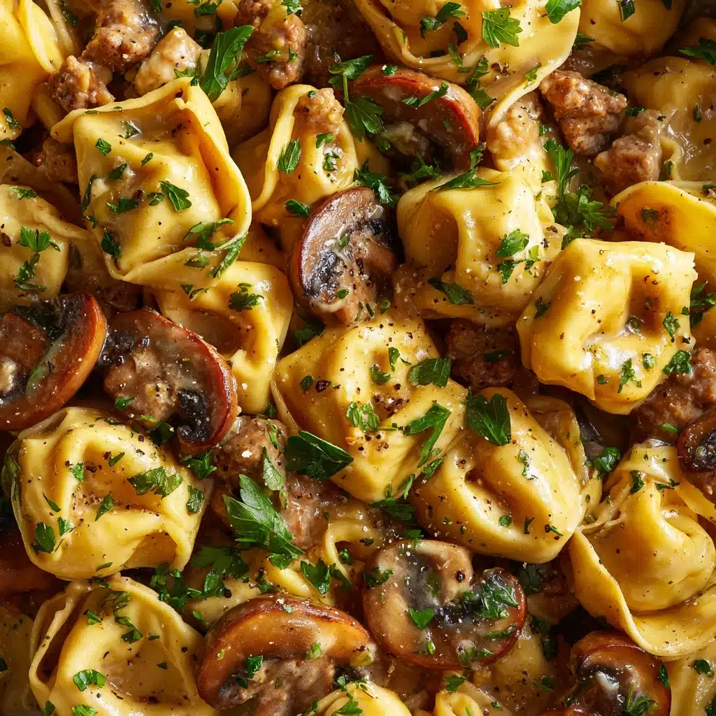 Philly Cheesesteak Tortellini Pasta Recipe - Recipe Image