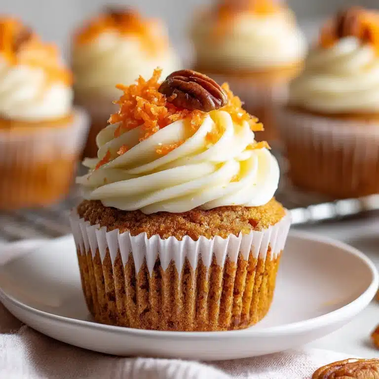 Easy Carrot Cake Cupcakes Recipe